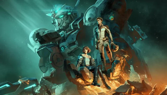 Gundam.rogue.orbit.cover La key-art dell'action game Gundam Rogue Orbit.