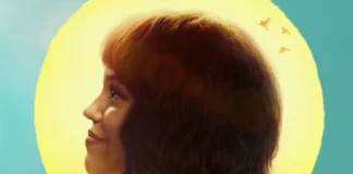 Jenna Ortega nel poster del film Klara e il Sole.