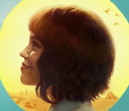 Jenna Ortega nel poster del film Klara e il Sole.