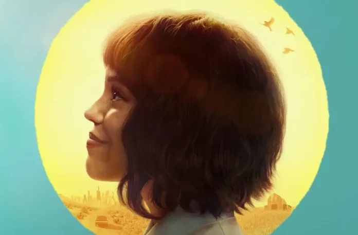 Klara.sole.trailer.cover Jenna Ortega nel poster del film Klara e il Sole.