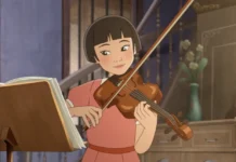 La violinista in concorso ad Annecy 2026: il teaser del film d’animazione che parla di amore, guerra e musica In foto la protagonista del film La violinista.