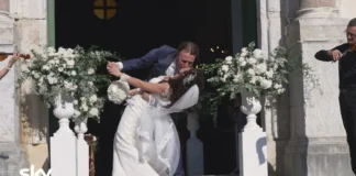 In foto due sposi nella puntata 3 del programma Quattro Matrimoni 2026.