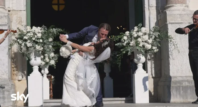In foto due sposi nella puntata 3 del programma Quattro Matrimoni 2026.