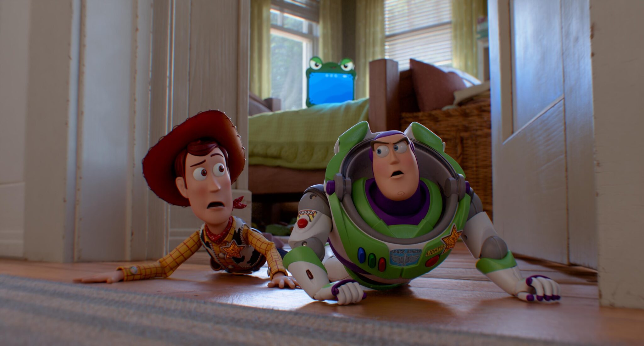 Woody e Buzz nel film Toy Story 5.