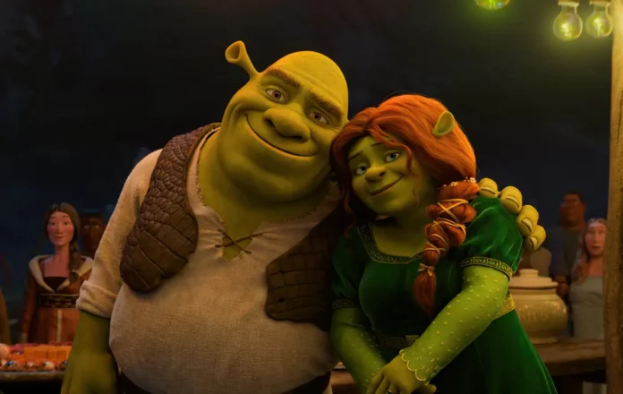 Shrek e Fiona nel film Shrek 5.