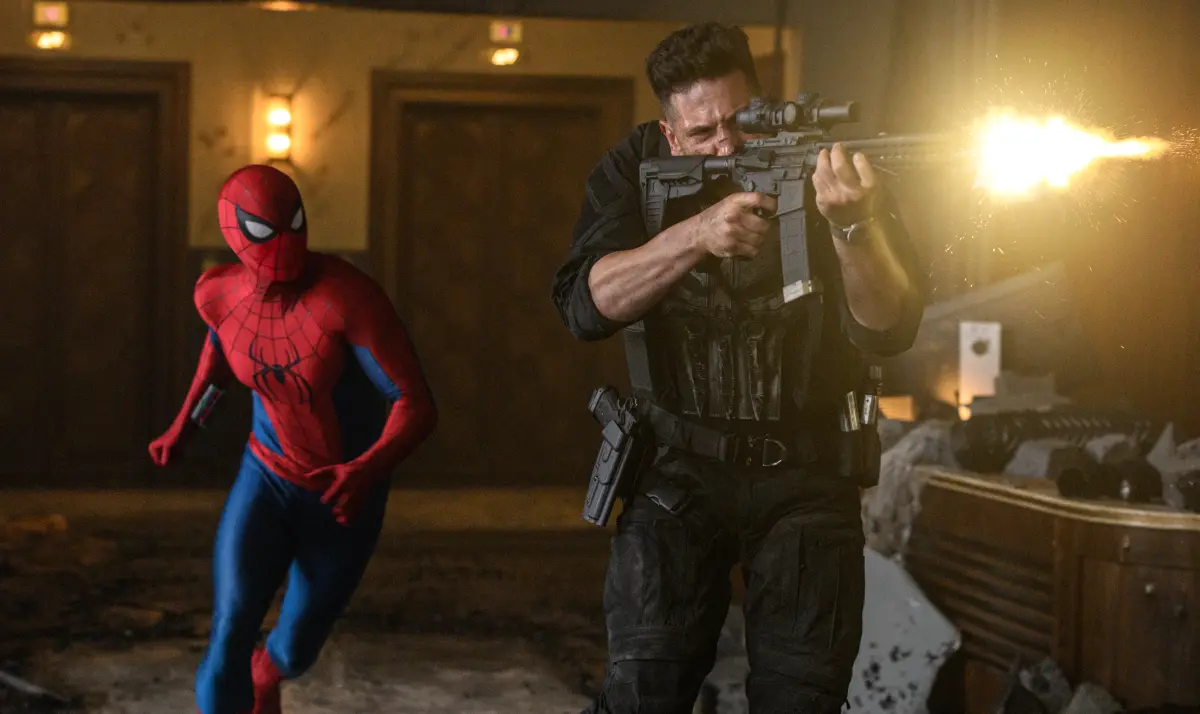 Una scena dal film Spider-Man: Brand New Day.