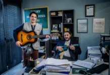 Alessandro Betti nella serie comedy Super Market.