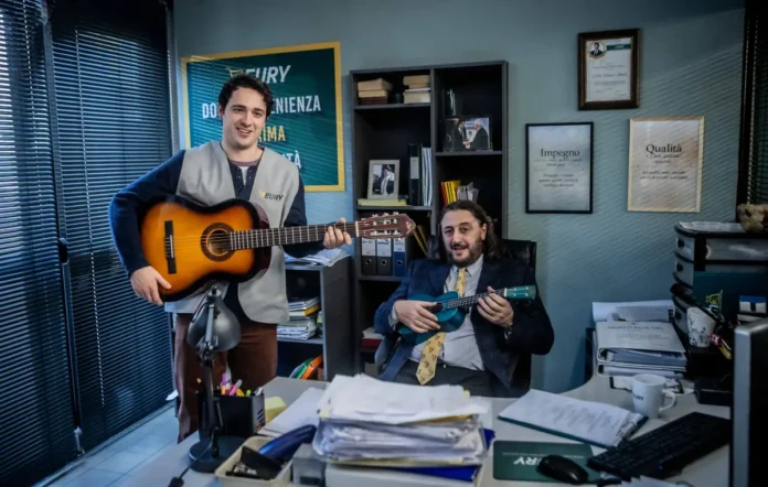 Alessandro Betti nella serie comedy Super Market.