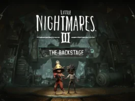 La key-art del DLC Little Nightmares III: The Backstage.