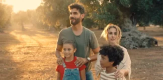In foto i protagonisti del cortometraggio Alby l'ultimo ulivo.