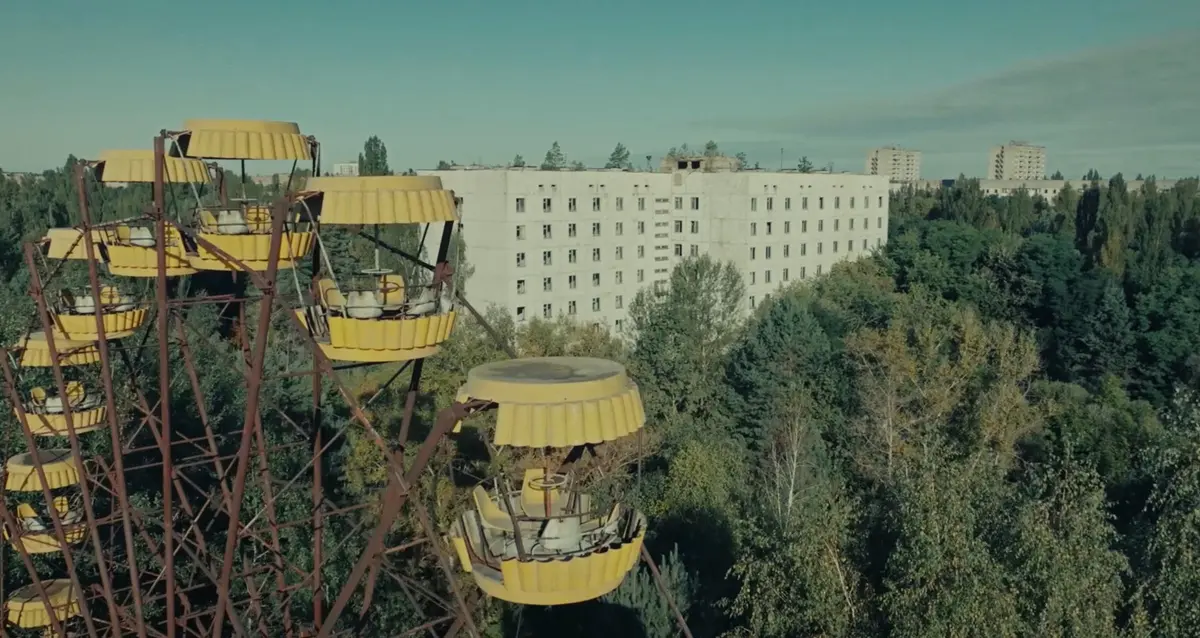 Una scena dalla docuserie Chernobyl: Inside the meltdown.