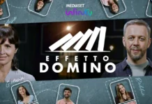 La key-art della docu-serie Effetto Domino.