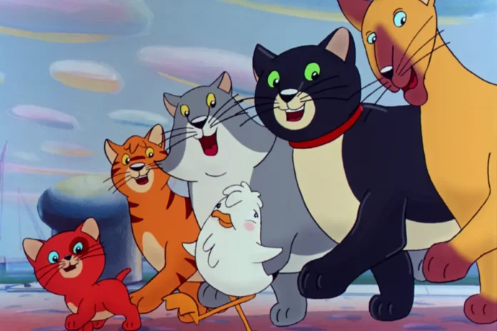 Una scela dall'edizione restaurata del film La gabbianella e il gatto.