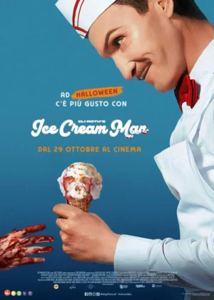 Il teaser poster dell'horror Ice Cream Man.
