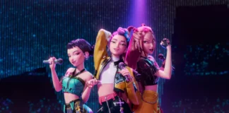 Una scena dal film Netflix KPop Demon Hunters.