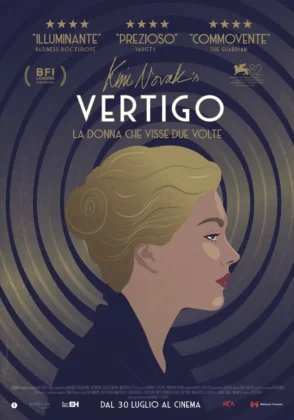 Il poster del documentario Kim Novak's Vertigo - La donna che visse due volte.