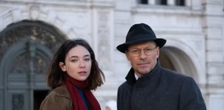 Matilda De Angelis e Stefano Accorsi nel thriller La lezione.