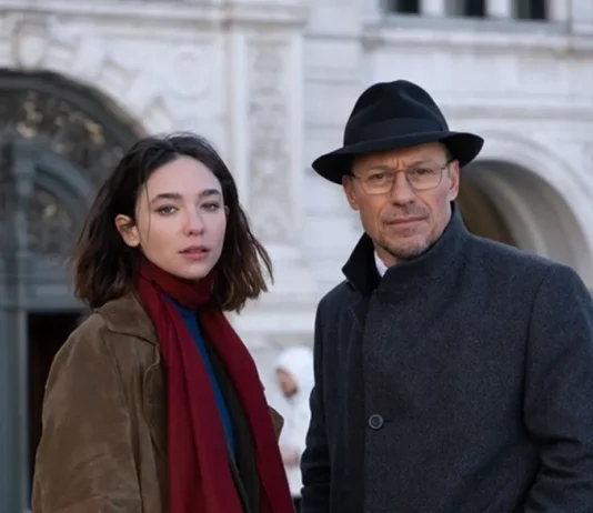 Matilda De Angelis e Stefano Accorsi nel thriller La lezione.