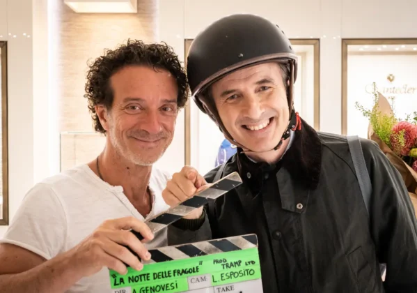 Ficarra e PIcone nel film La notte delle fragole.