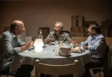 Magari un’altra volta: il video dal set del nuovo film di Aldo, Giovanni e Giacomo Aldo, Giovanni e Giacomo nel film Magari un'altra volta.