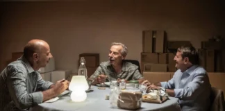 Aldo, Giovanni e Giacomo nel film Magari un'altra volta.