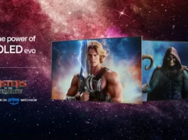 In foto il TV LG e il film Masters of Universe.