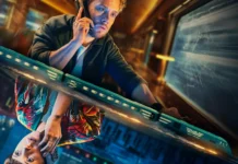 La key-art della serie Sky Nightsleeper – Fuori controllo.