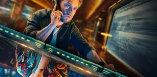 La key-art della serie Sky Nightsleeper – Fuori controllo.