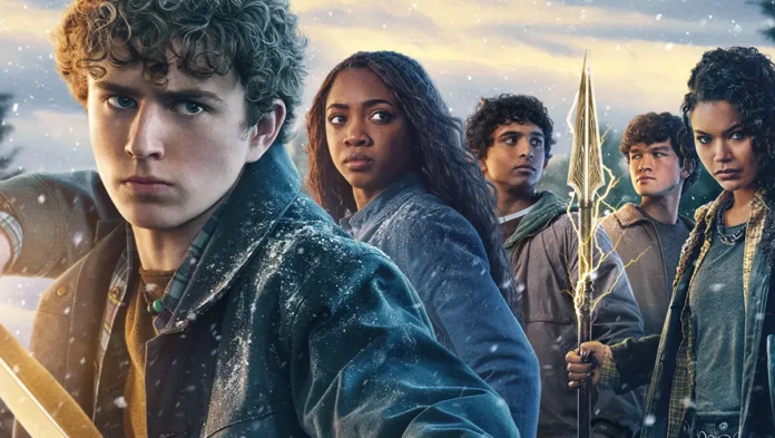 La key-art della stagione 3 della serie Percy Jackson e gli Dei dell'Olimpo.