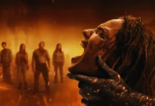 La casa – Il rogo del male – Recensione del capitolo più feroce e spettacolare In foto la protagonista del film La casa - Il rogo del male nel poster ufficiale.