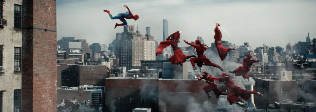 Una scena dal film Spider-Man: Brand New Day.