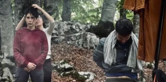 Una foto dal set dell'horror di Mattia Riccio "Sanguara".