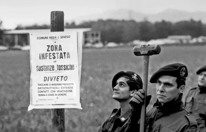 Una scena dalla docu-serie Seveso – Il disastro della diossina.