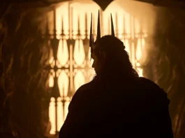 Una scena dalla stagione 3 della serie Il Signore degli Anelli: Gli Anelli del Potere.