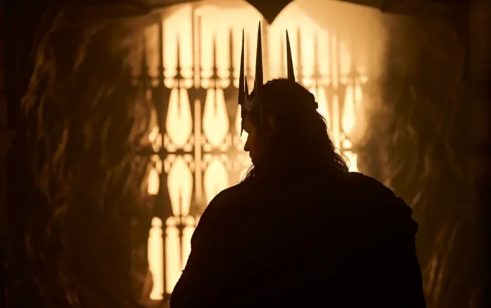Una scena dalla stagione 3 della serie Il Signore degli Anelli: Gli Anelli del Potere.