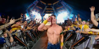 John Cena nell'evento WWE SummerSlam 2026.