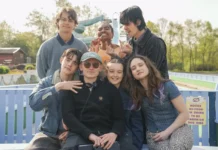 In foto il cast del film Sunny Dancer.