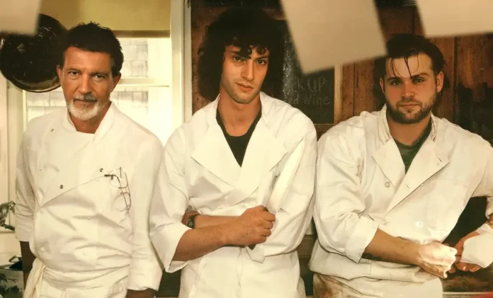 Dominic Sessa e Antonio Banderas nel film
