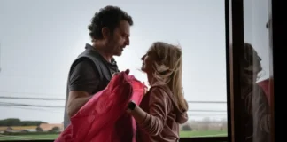 Guido Caprino e Alba Rohrwacher nel film Una storia.