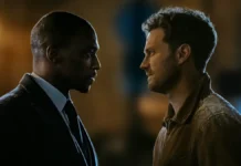 12 12 12: il nuovo heist drama con Anthony Mackie e Jamie Dornan si mostra nel primo video Anthony Mackie e Jamie Dornan nella serie Apple TV 12 12 12.