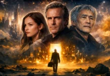 Aeternum: Jordan River prepara il nuovo film di fantascienza tra IA, spiritualità e futuro La locandina provvisoria del film Aeternum.