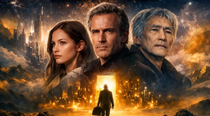 Aeternum: Jordan River prepara il nuovo film di fantascienza tra IA, spiritualità e futuro La locandina provvisoria del film Aeternum.