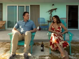Vince Vaughn e Natalie Martinez nella stagione 2 di Bad Monkey.