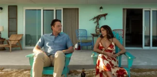 Vince Vaughn e Natalie Martinez nella stagione 2 di Bad Monkey.