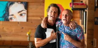 Matthew McConaughey e Woody Harrelson nella serie Brothers.