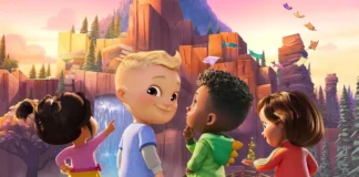 In foto i protagonisti del film di animazione CoComelon: Il Film.