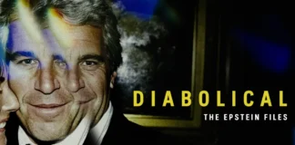 La key-art del documentario Diabolical: The Epstein Files.
