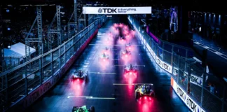In foto una gara di Formula E.