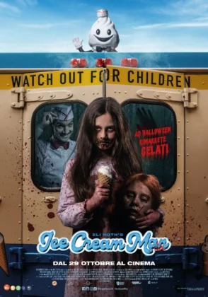Il poster dell'horror Ice Cream Man.
