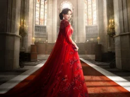 In foto la protagonista della serie L'Imperatrice Risposata.